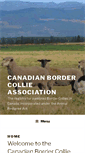 Mobile Screenshot of canadianbordercollies.org