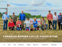 Tablet Screenshot of canadianbordercollies.org
